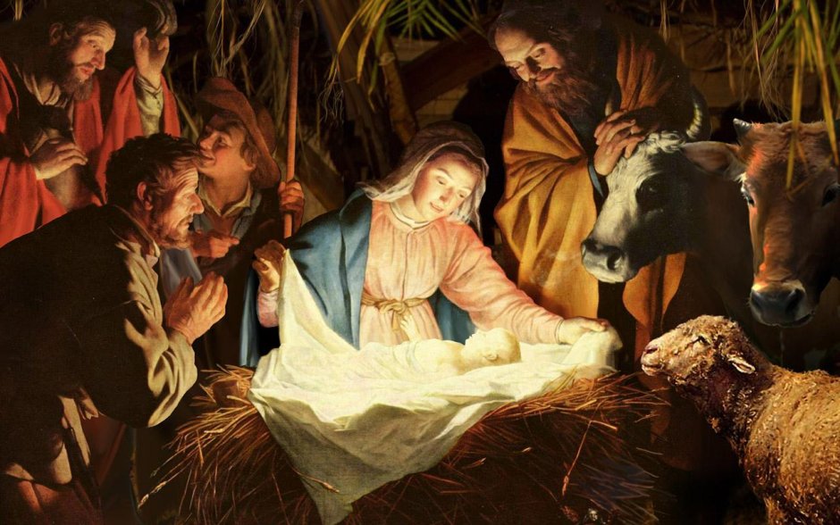 Вертеп рождение Иисуса Караваджо