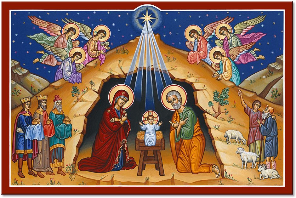 Рождество Иисуса Христа икона