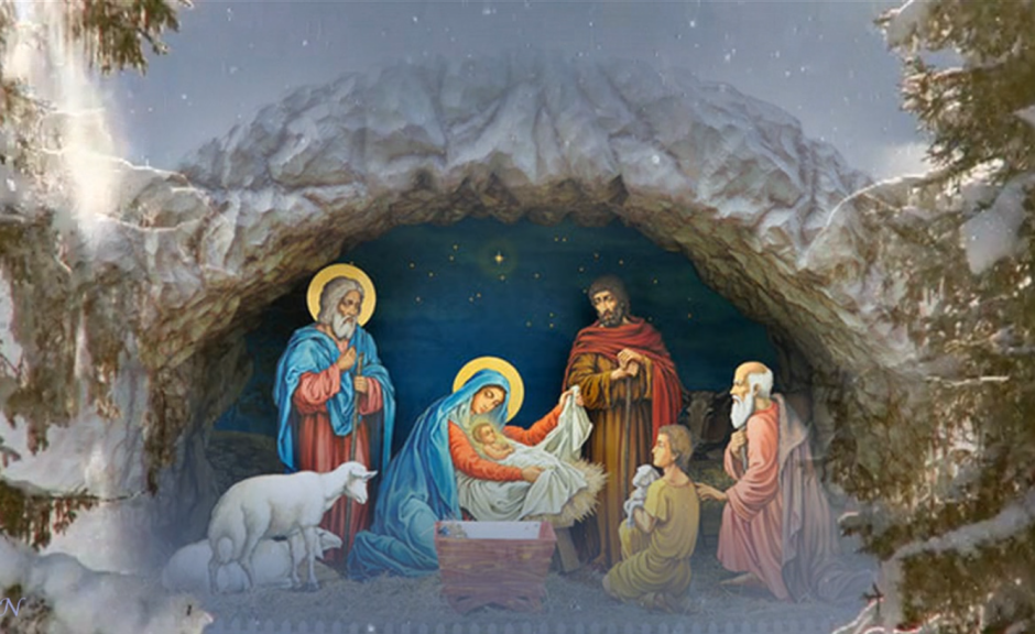 Баннер с Рождеством Христовым