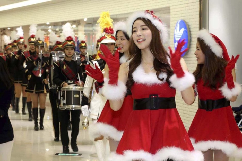 Рождество Корея Южная Корея кореянки