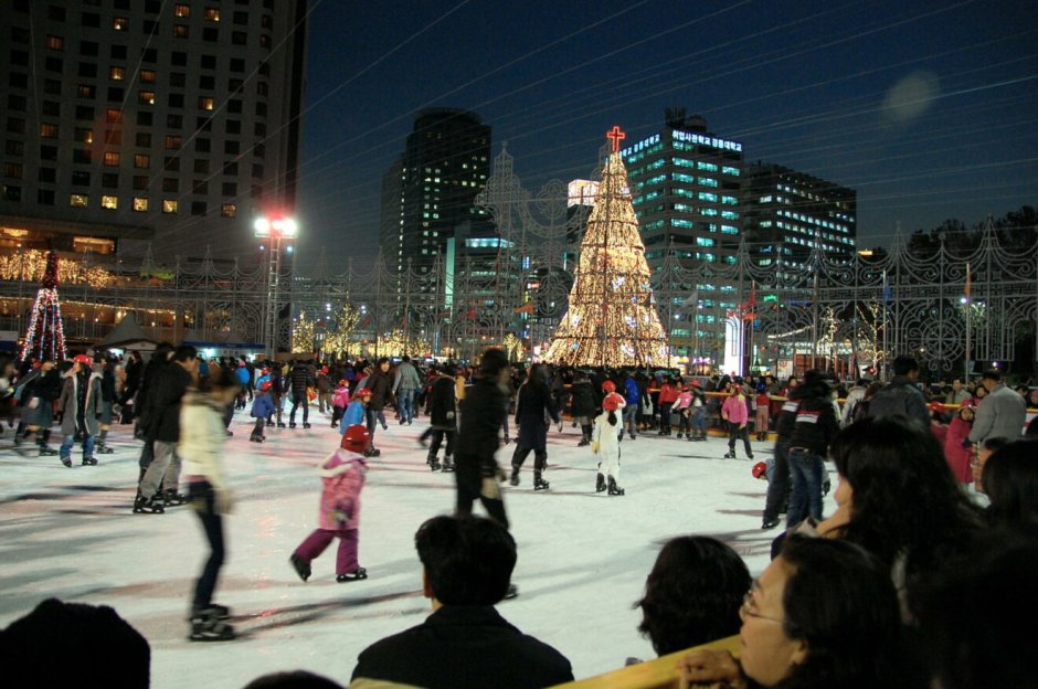 Зима в Южной Корее