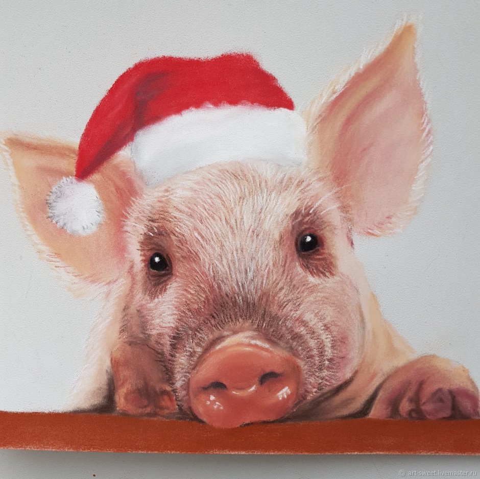 Новогодняя свинья
