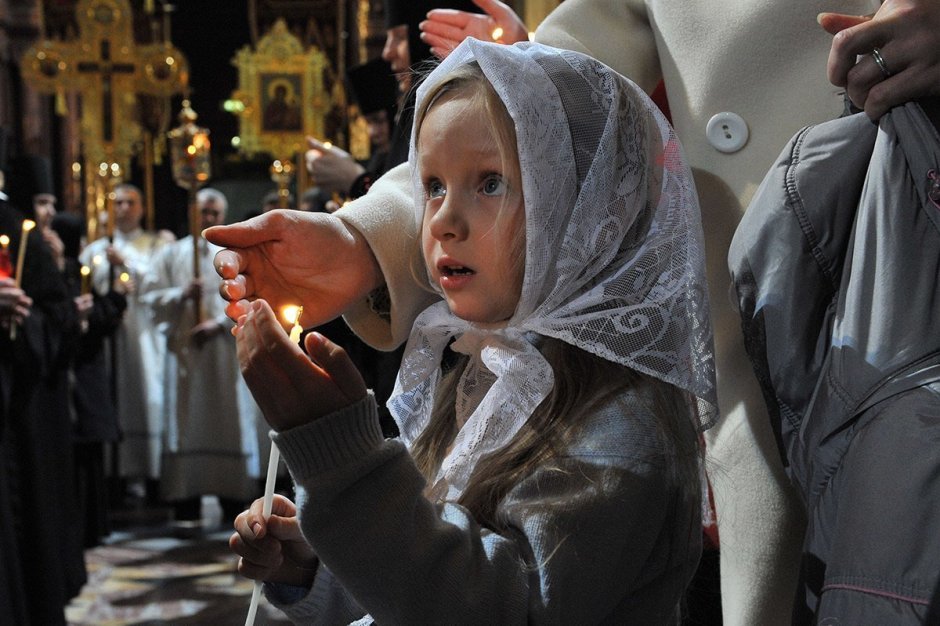 Дети в православном храме