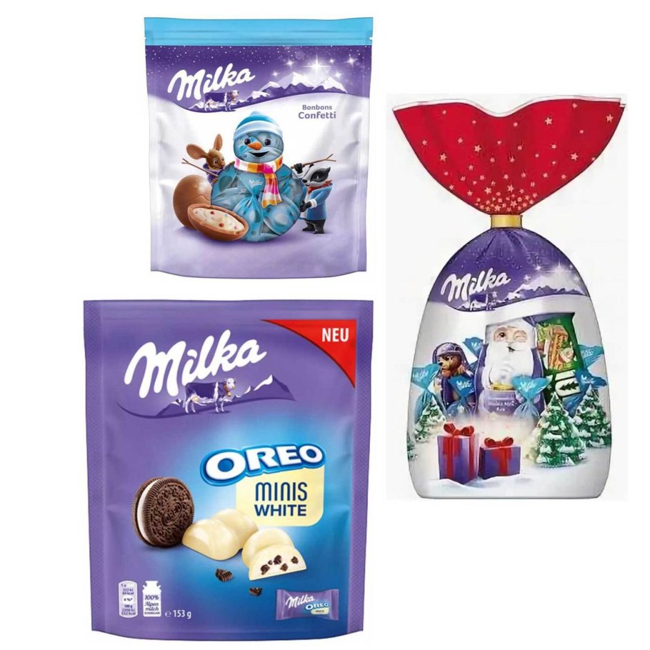 Шоколад Milka Oreo Minis White 153г