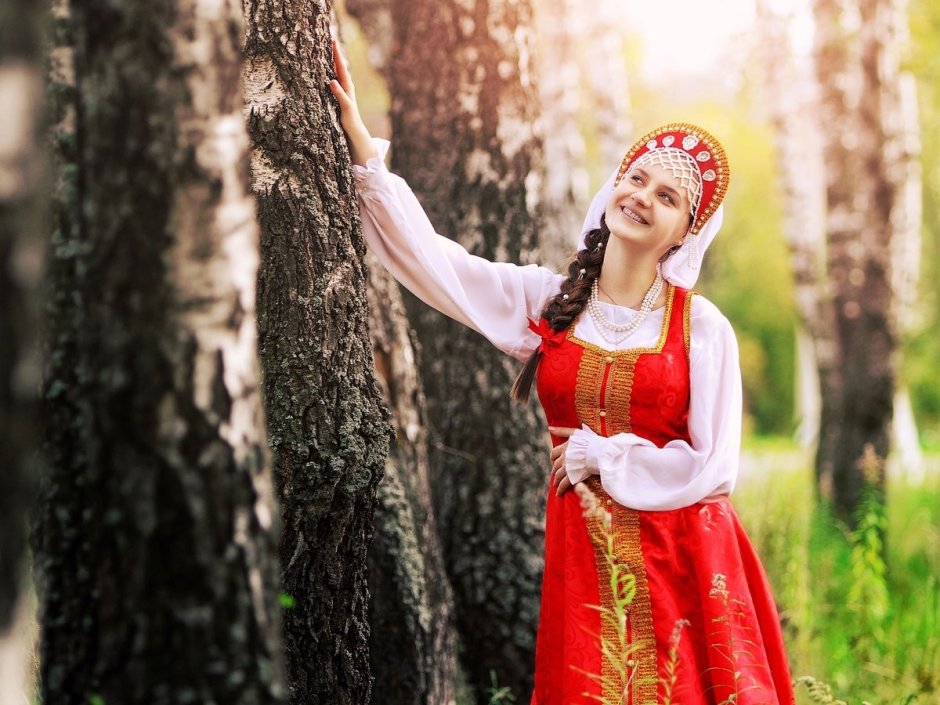Традиционный русский свадебный наряд