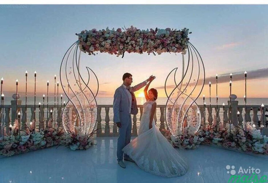 Свадьба торжество с аркой в Питере