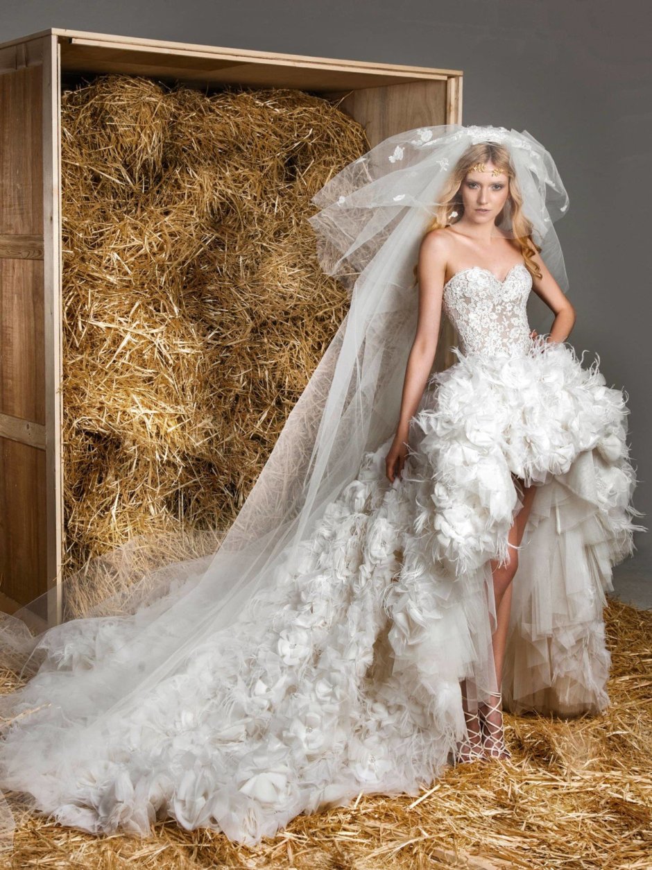 Свадебное платье бюстье 2021