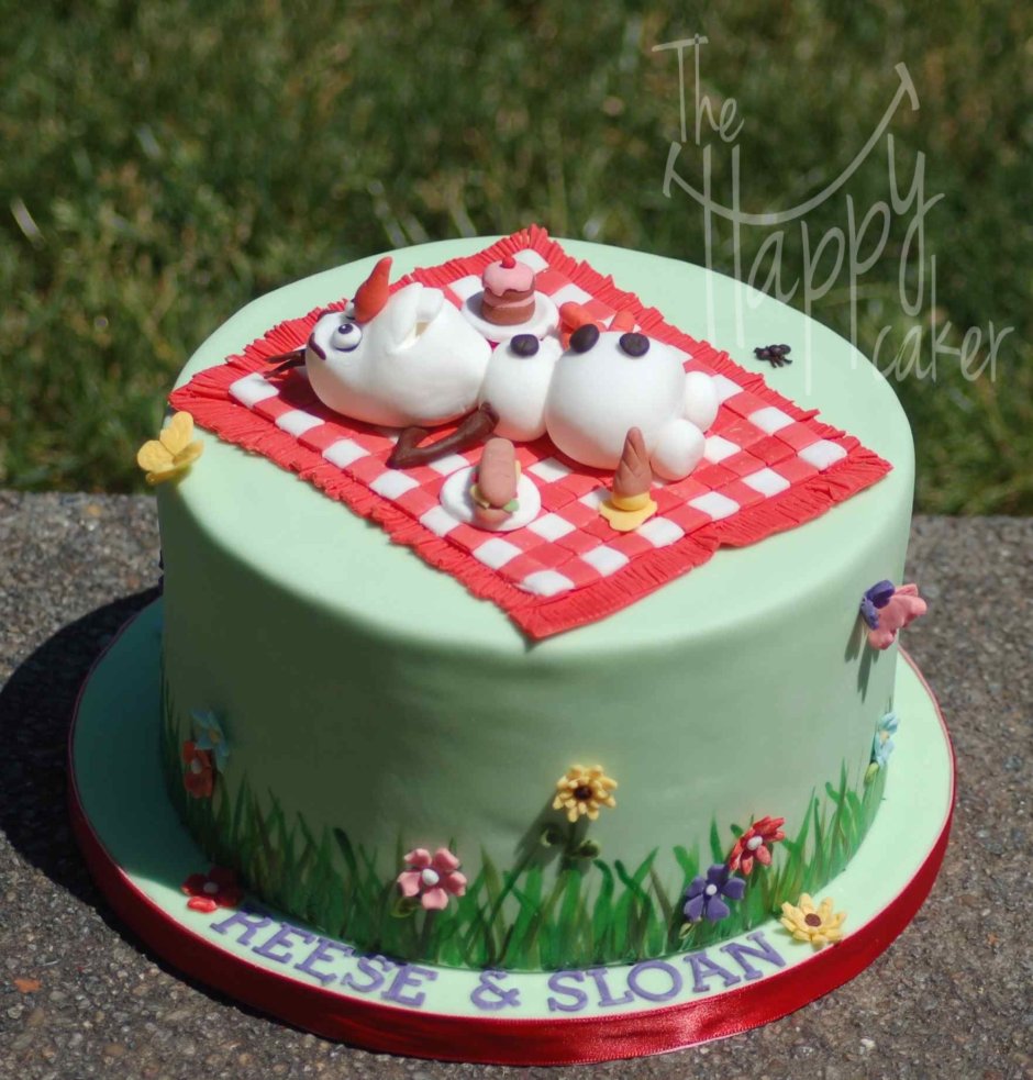 Детский торт на пикник