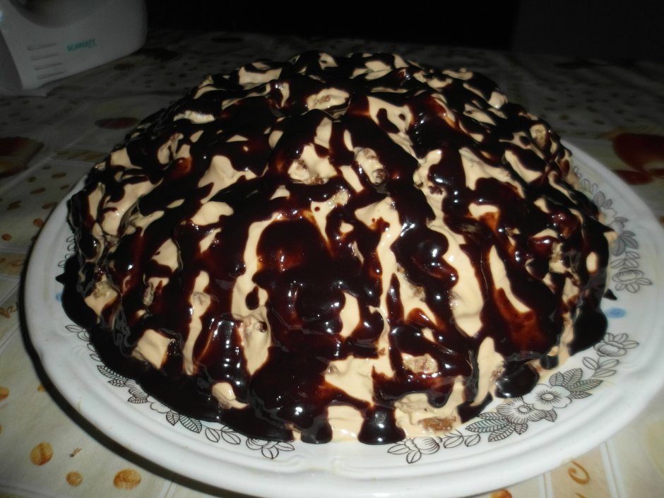 Funny Chocolate Cake с надписью for the best man
