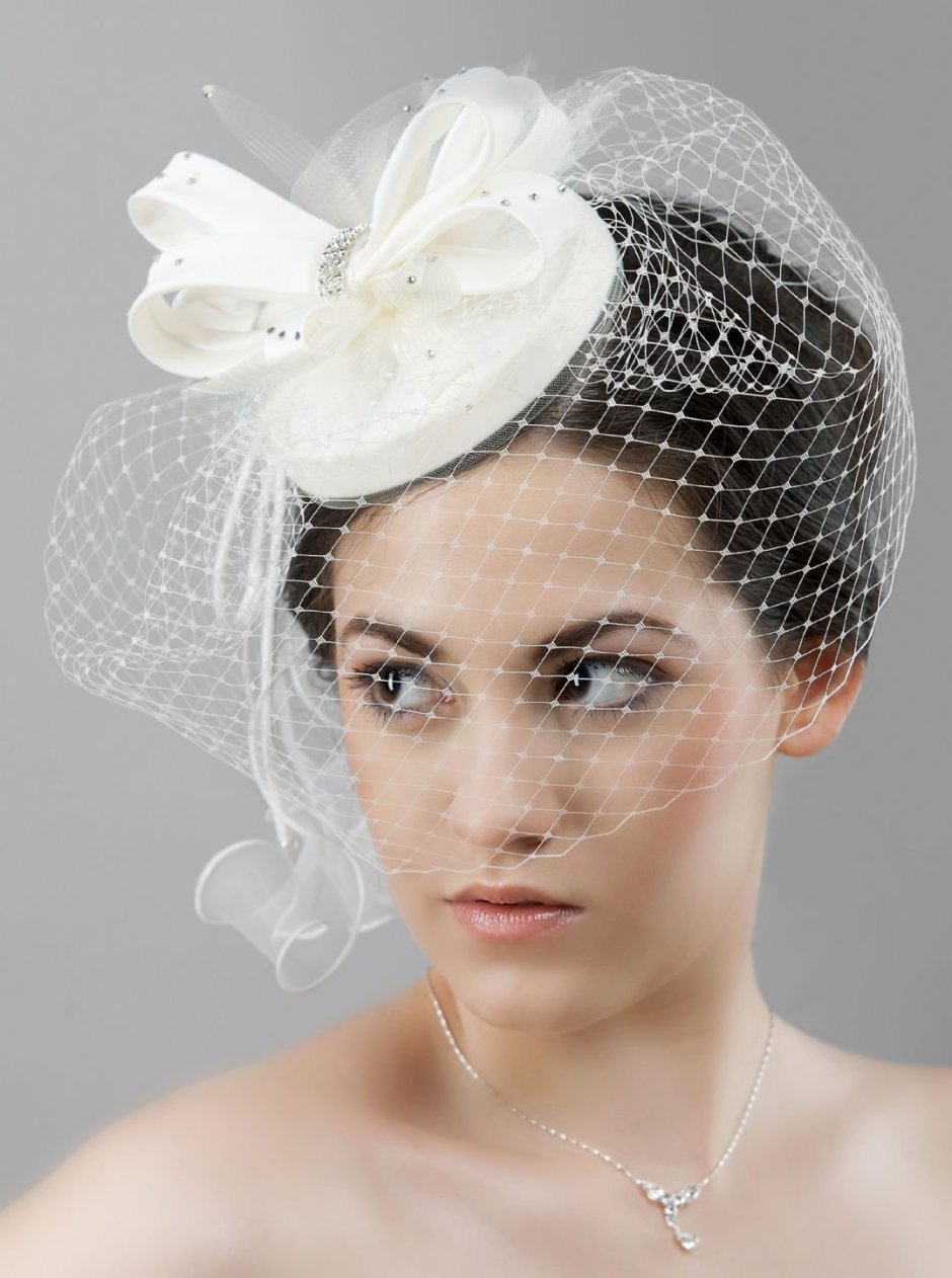 Свадебные шляпки и вуалетки