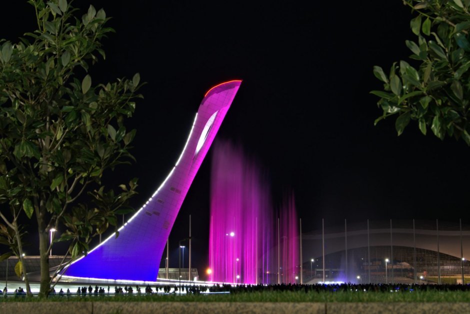Олимпийский парк фонтаны