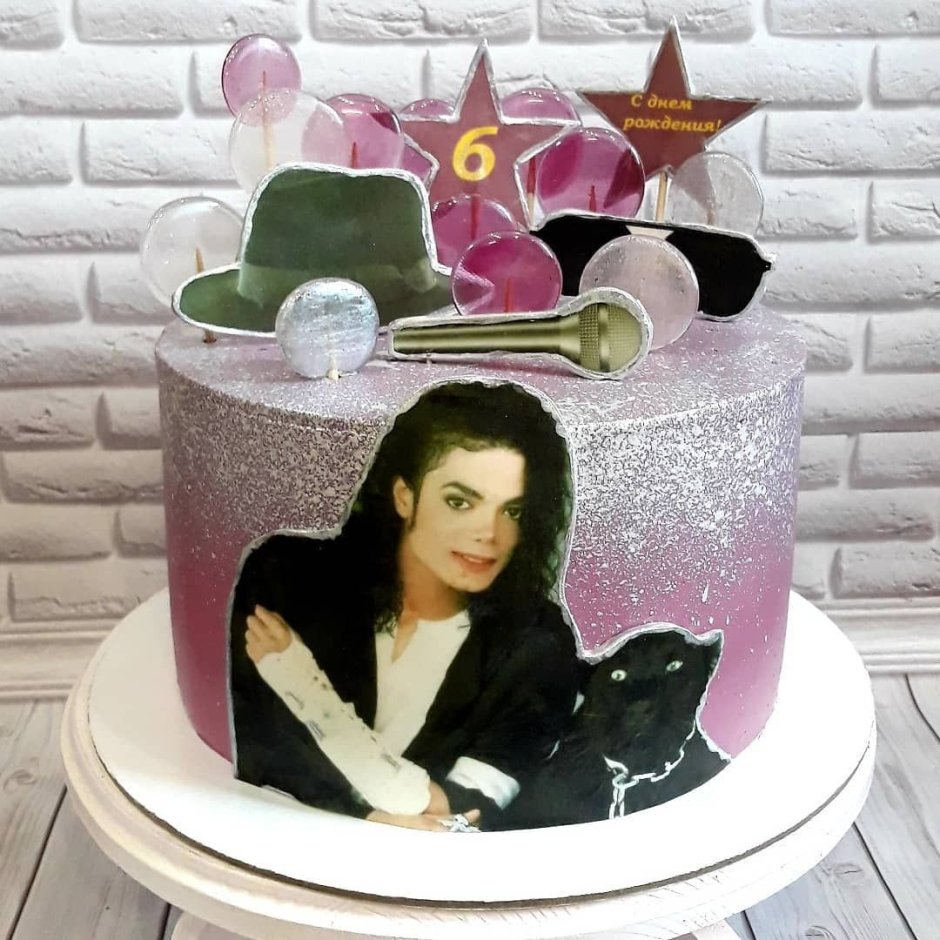 Торт Майкл Джексон на день рождение