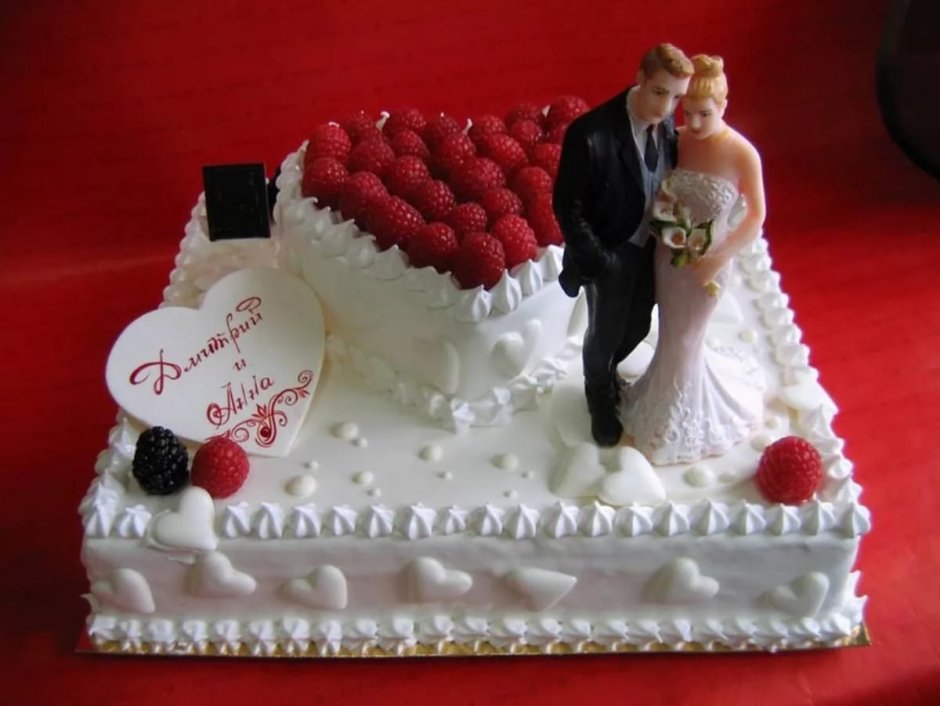 Красивый торт на юбилей свадьбы