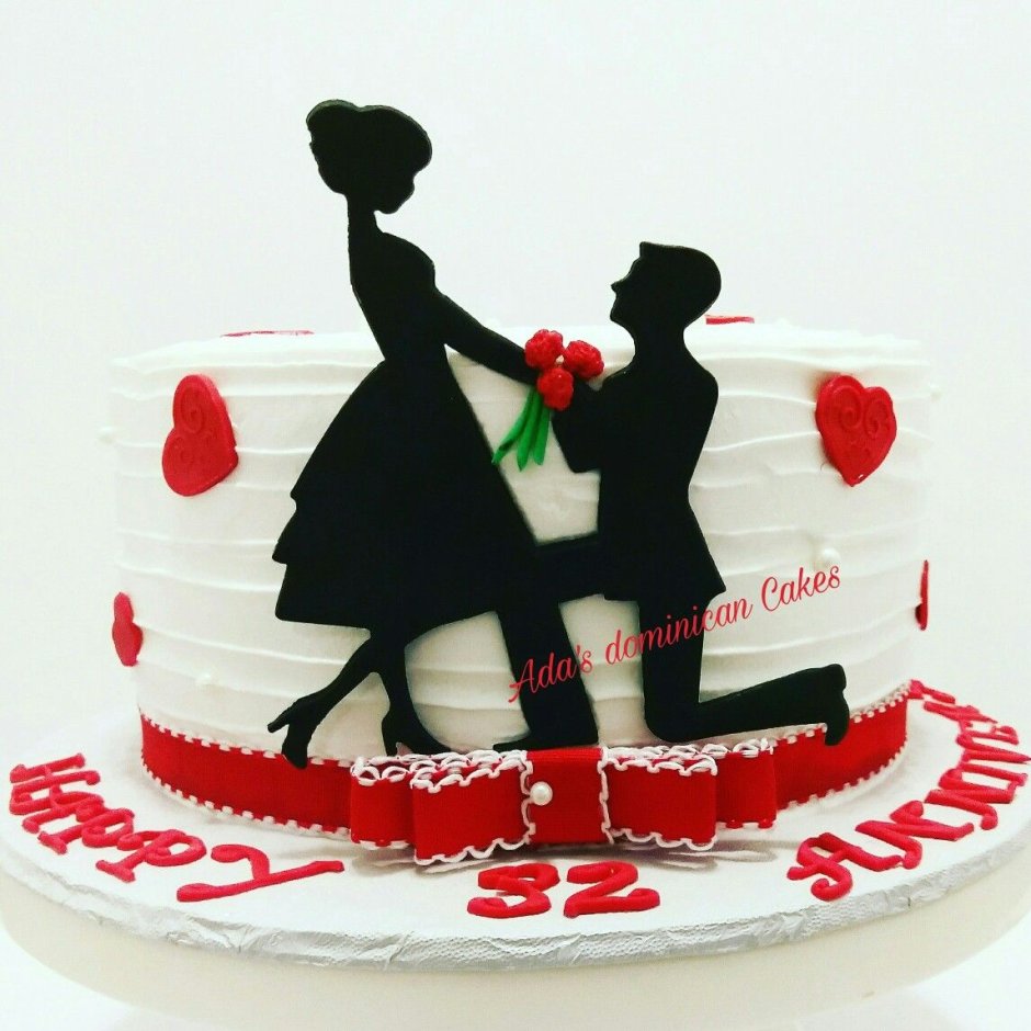 Свадебный торт на годовщину свадьбы