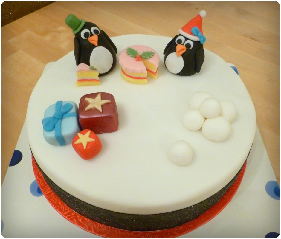 Крошковый торт Пингвин