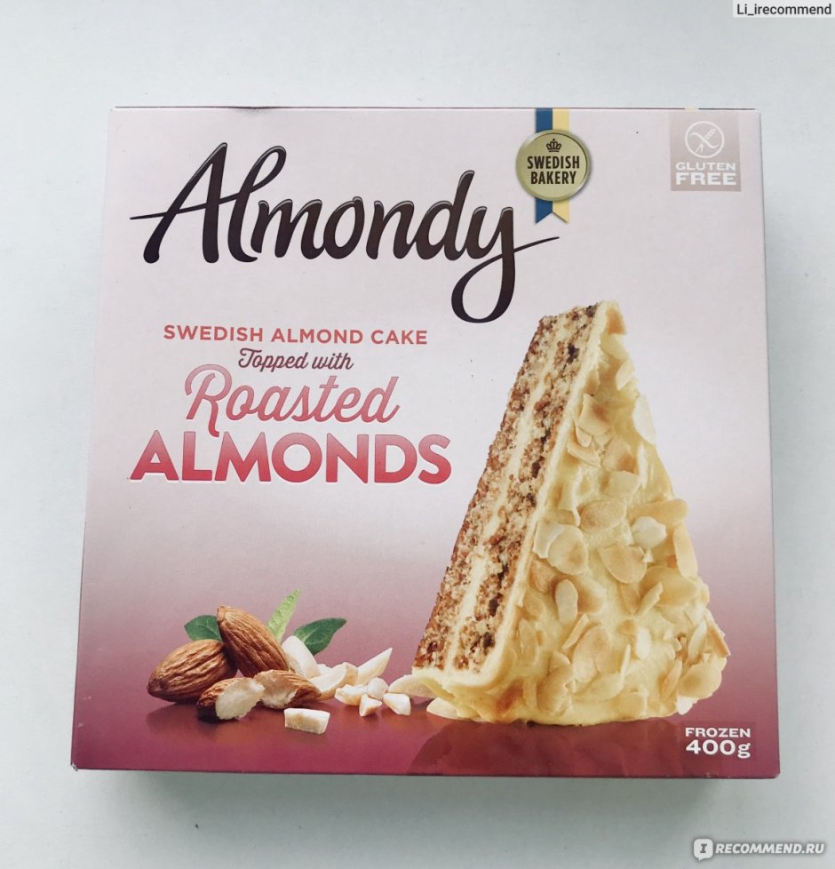 Торт миндальный замороженный Almondy
