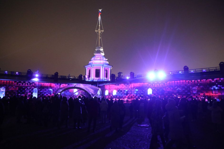 Фестиваль света Петропавловская крепость