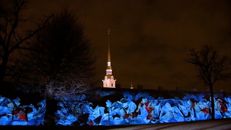 Фестиваль света Петропавловская крепость