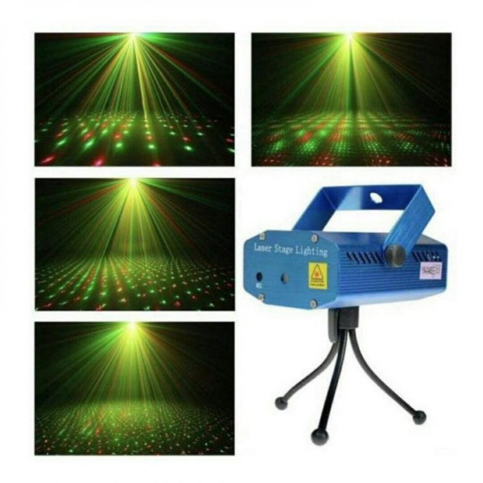 Лазерный мини-проектор Mini Laser Stage Lighting