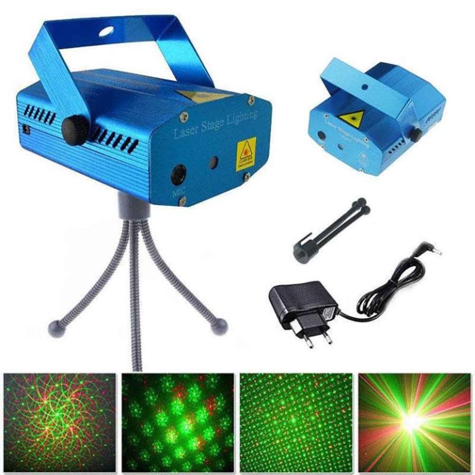 Лазерный проектор Mini Laser Stage Lighting