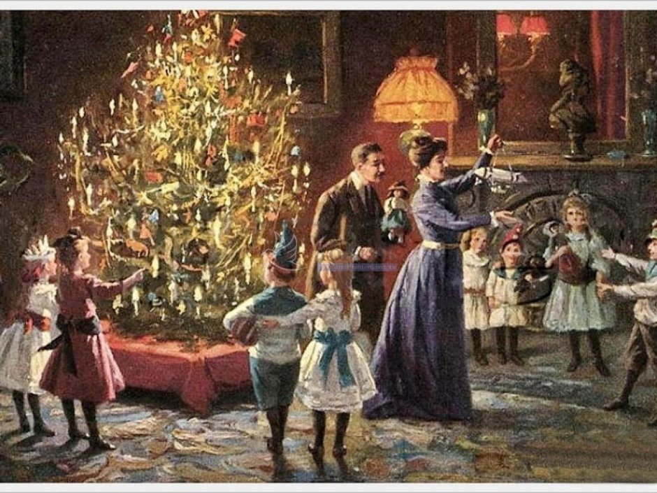 Вигго Юхансен счастливое Рождество 1891 год