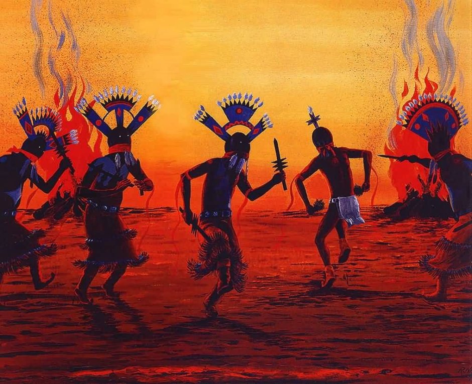 Индейцы танцуют