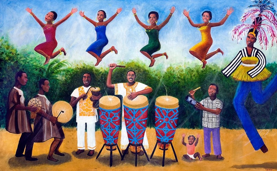 Африканцы танцуют