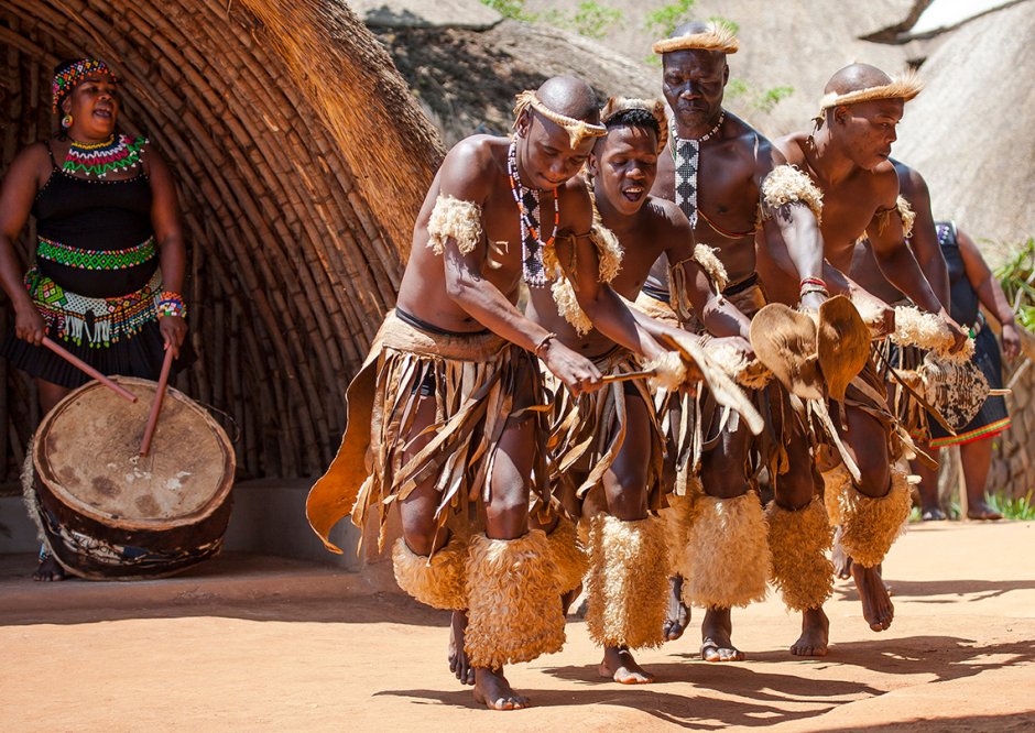 Племя Зулу в Африке