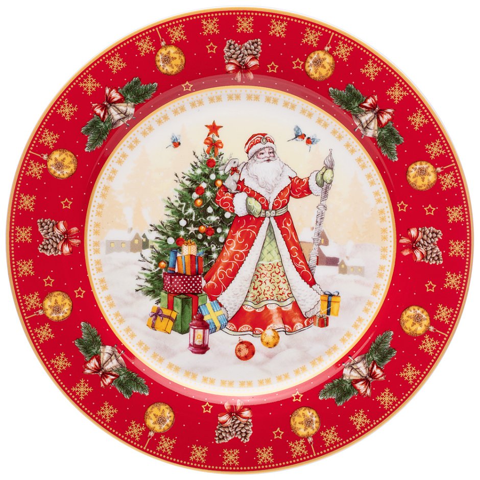Тарелка "Christmas collection", диаметр 21см, высота 1,6см, Lefard