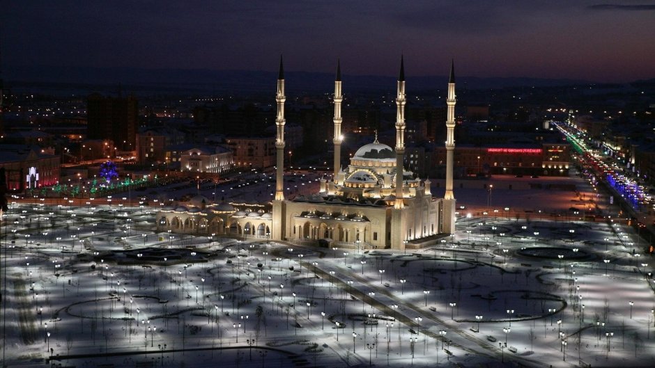 Мечеть сердце Чечни в Грозном