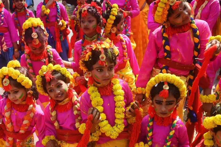 Праздник красок в Индии Холика