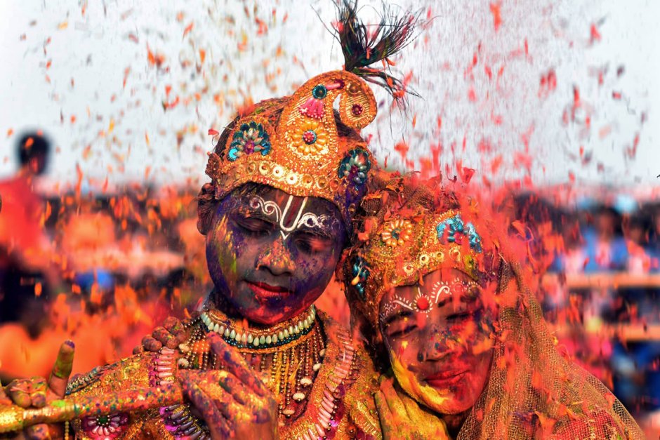 Фестиваль красок Холи Дата в Индии