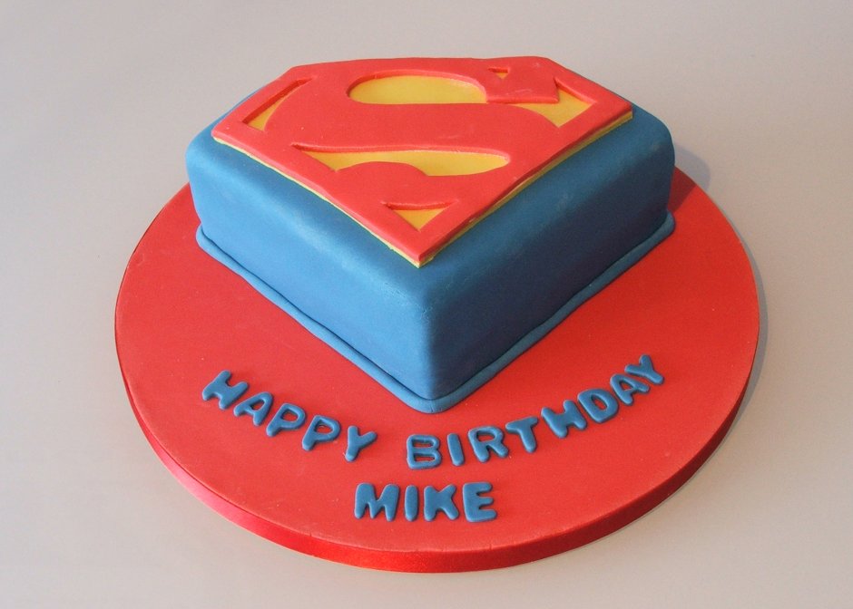 Торт Супермен для мужчины