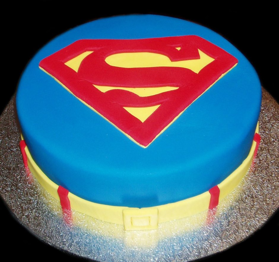 Торт папа Супермен