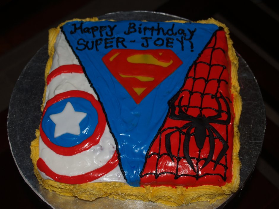 Торт you are my Superhero
