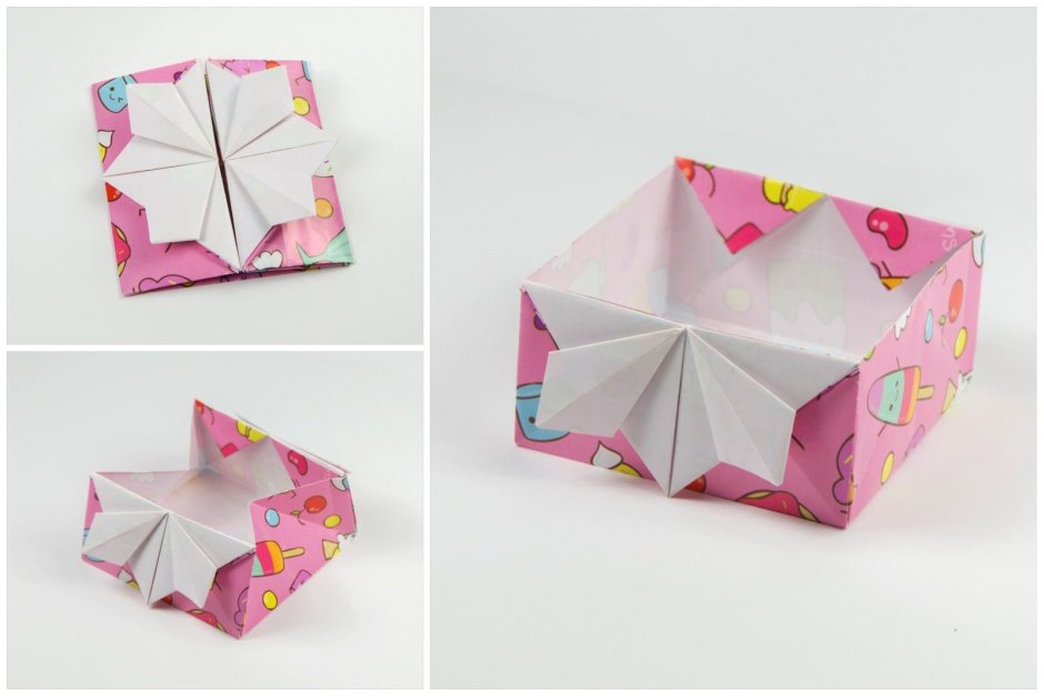Коробочка Звездочка оригами