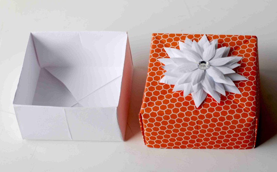 Оригами коробка для конфет