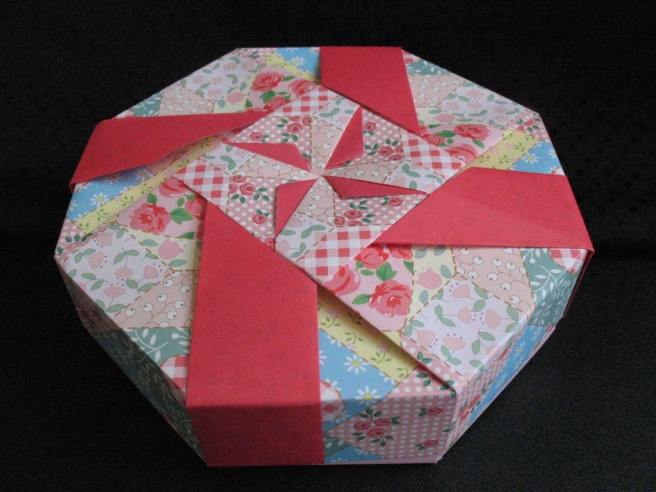 Оригами упаковка из бумаги
