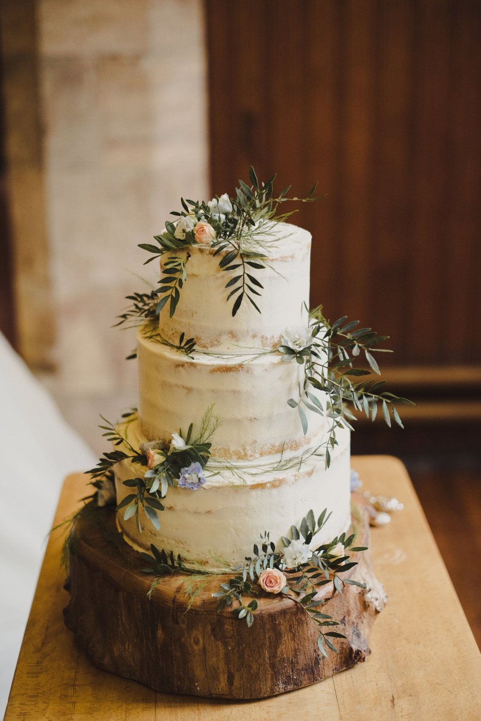 Свадебный торт в стиле Прованс