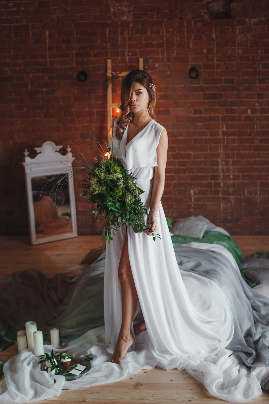 Платье невесты в стиле лофт