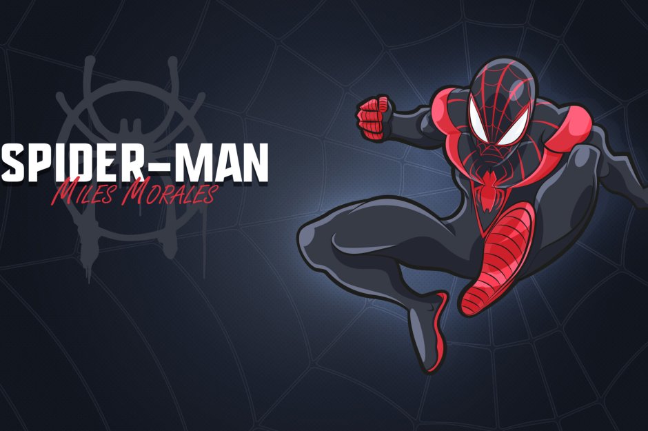 Человек паук Майлз Моралес логотип