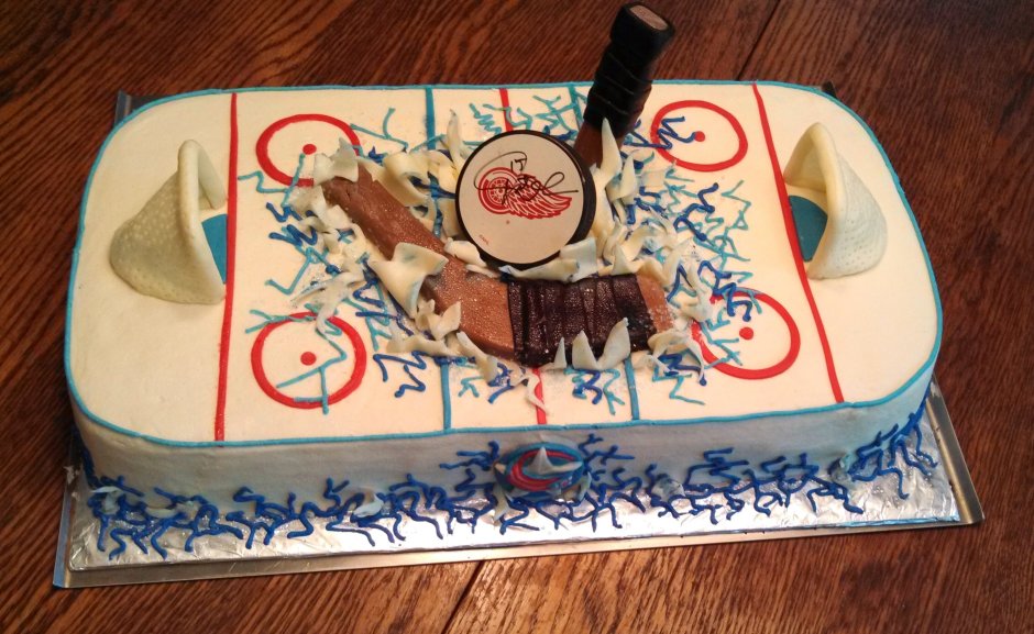Торт хоккей для мальчика 7 лет