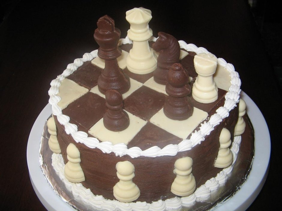 Торт из шахмат