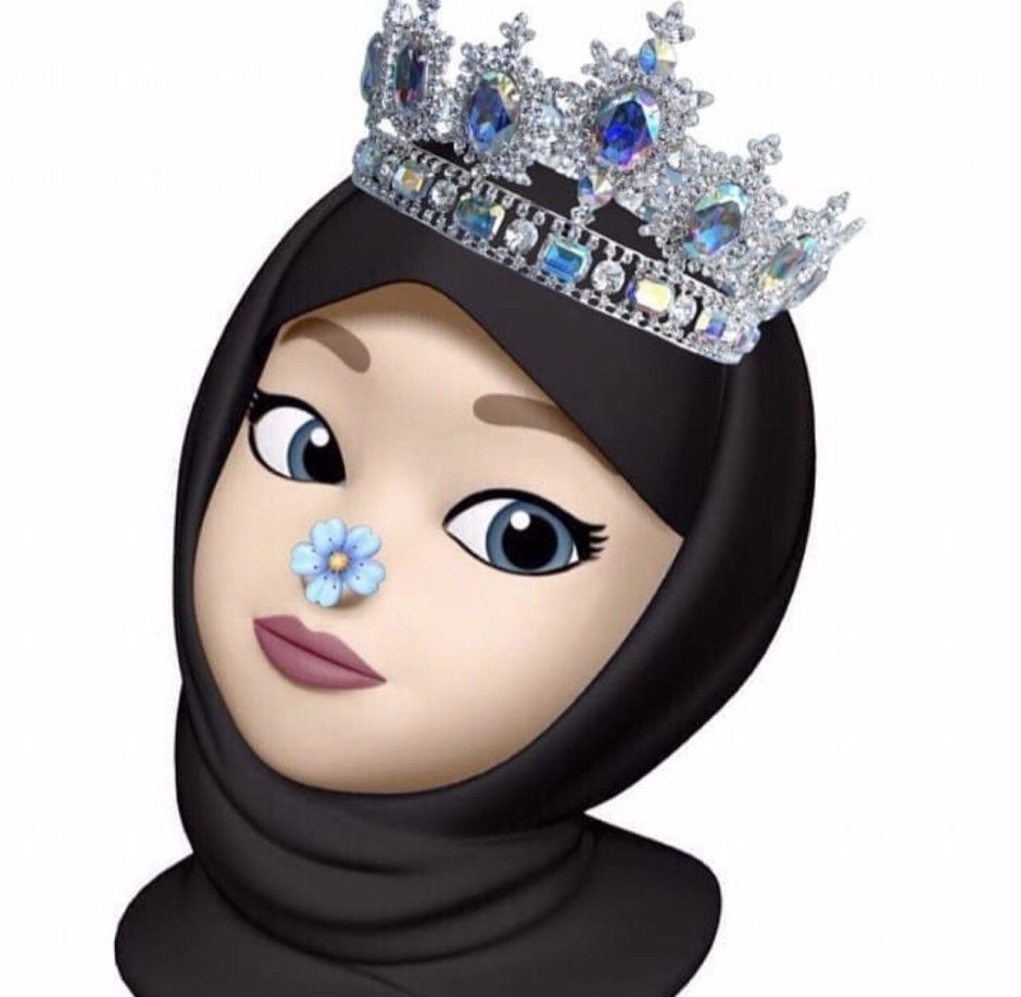 Хиджаб с короной