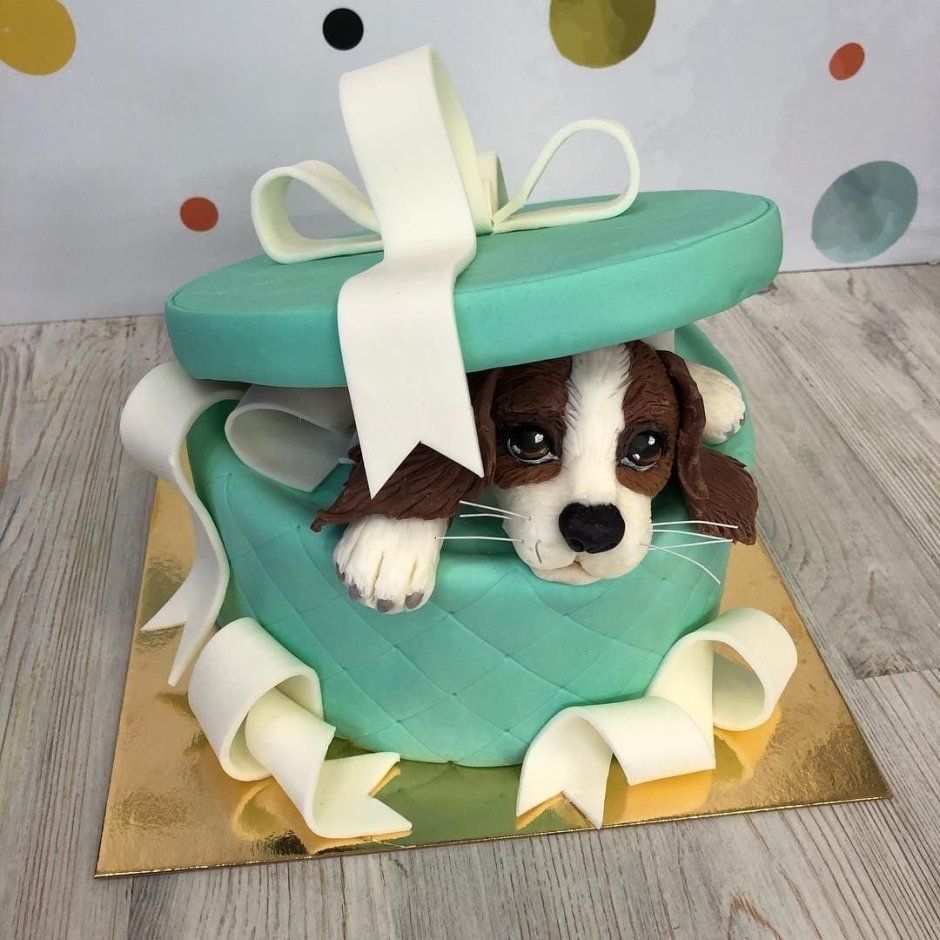 Торт с собакой