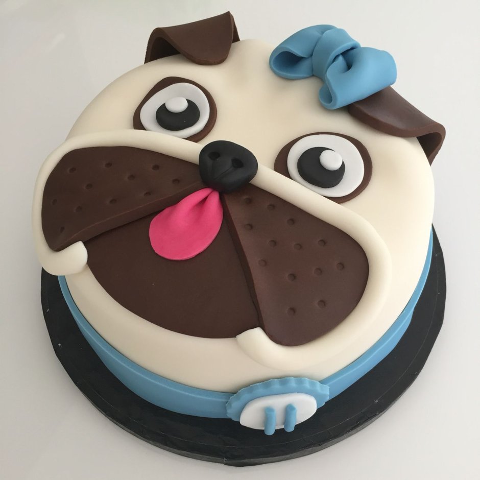 Тортик в виде собаки