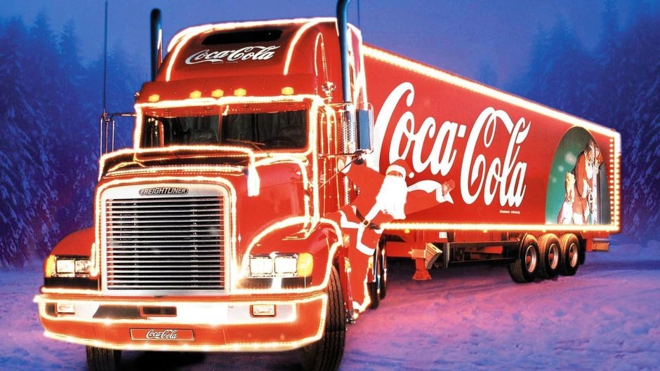 Freightliner грузовик Coca Cola