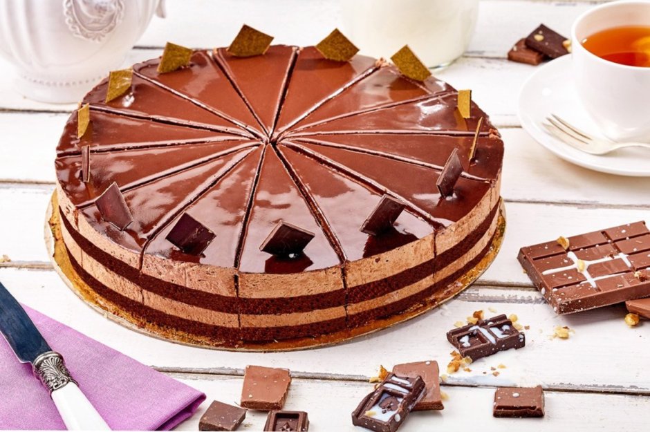 Торт шоколадная нежность