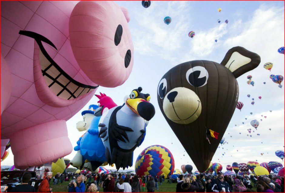 Фестиваль воздушных шаров Альбукерк