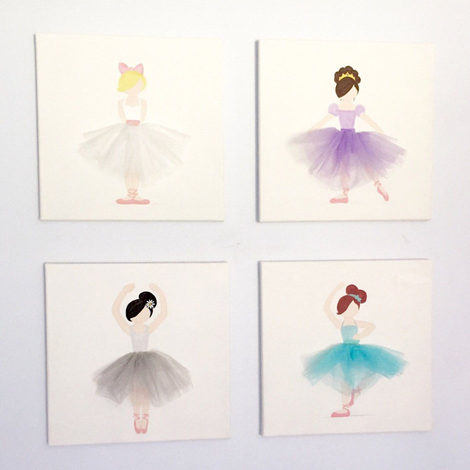 Картины для детской балерины